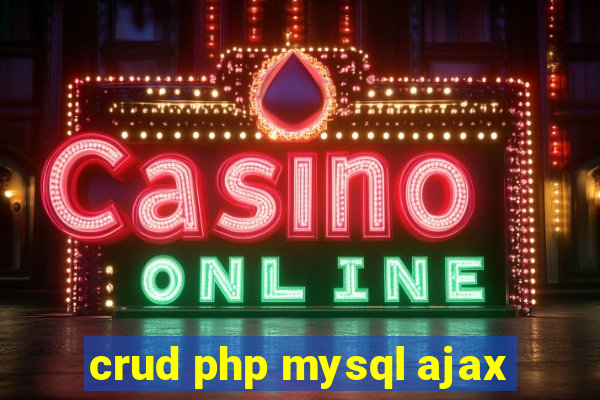 crud php mysql ajax